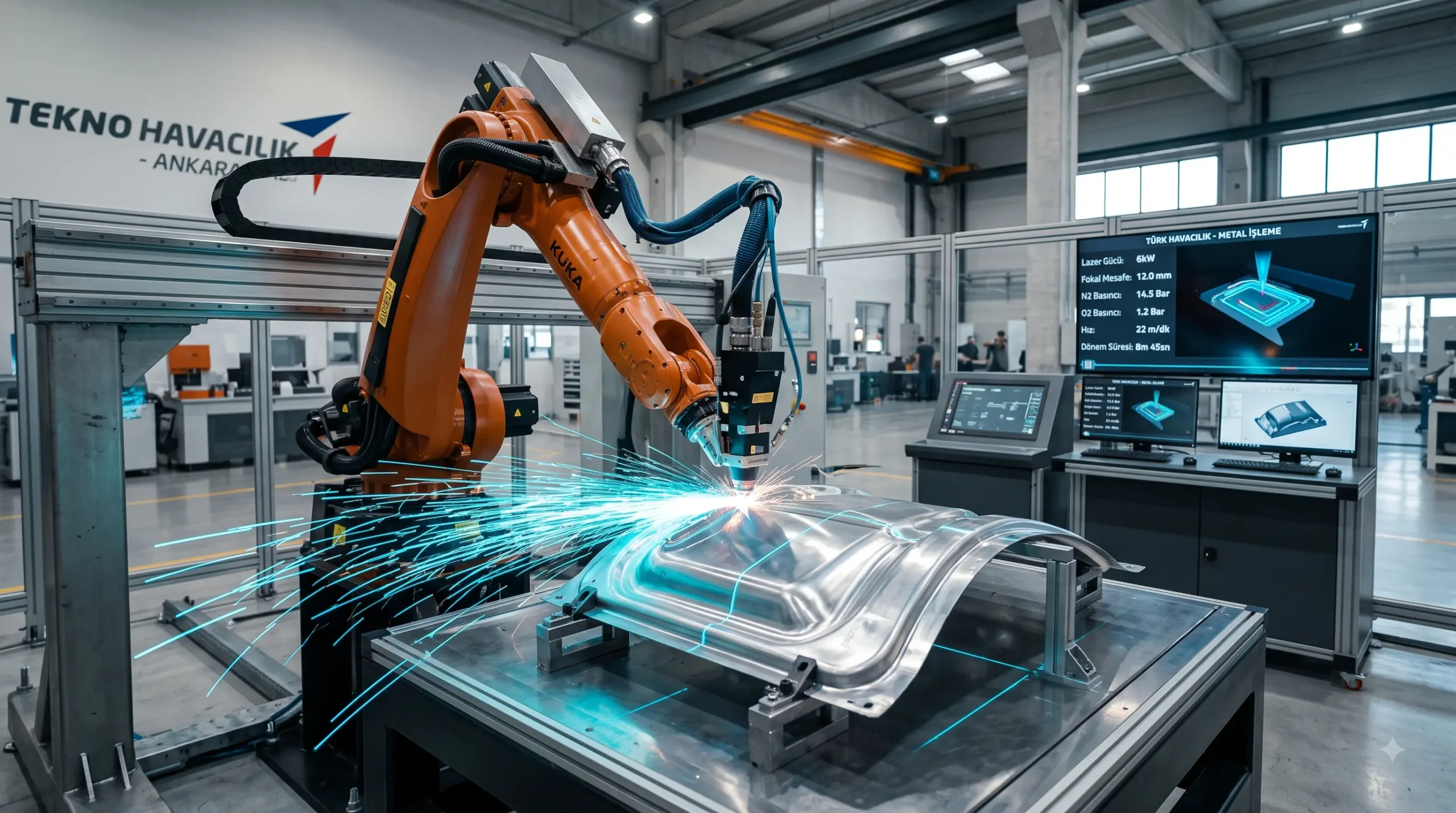 Lazer Kesim Robotu ve 3B Otonom Kesim Sistemleri