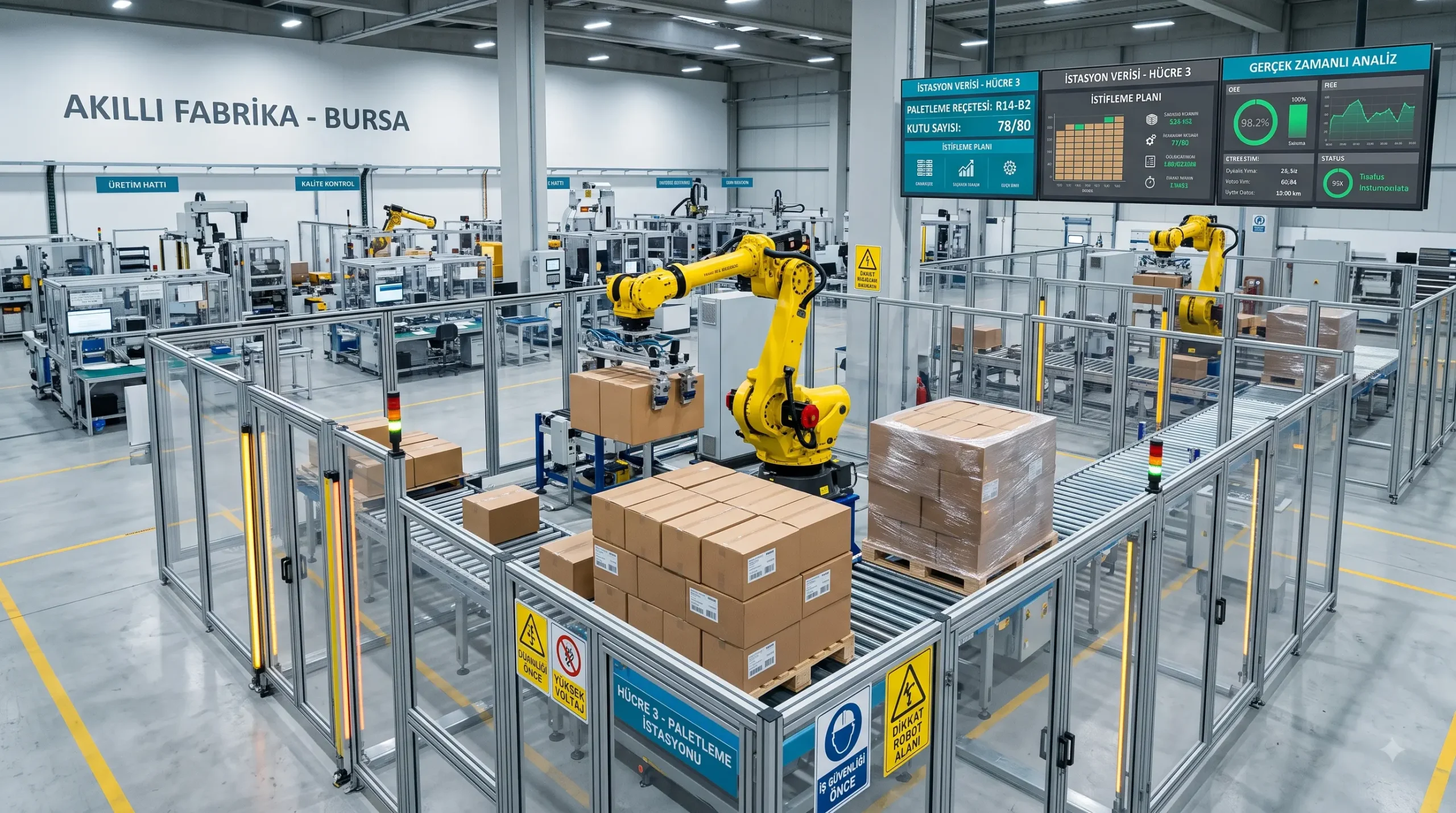 Paletleme Robotu Çözümü Sağlayan Firmalar ve Entegrasyon Standartları